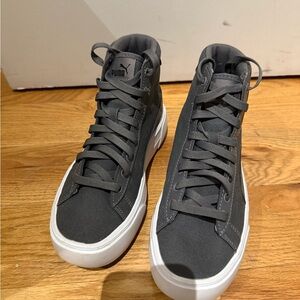 Puma Women’s Gray High-Top Sneakers
